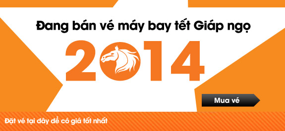 NÓNG: Jetstar bán vé máy bay Tết Giáp Ngọ 2014